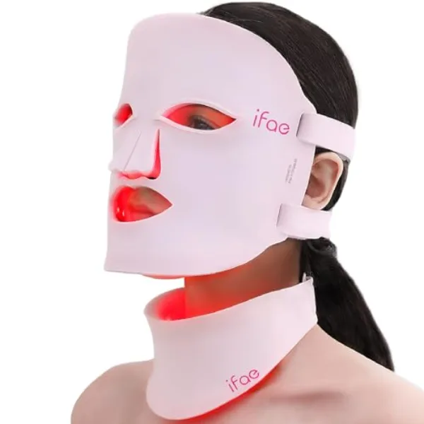INIA GLOW Masque LED Rouge et Bleu